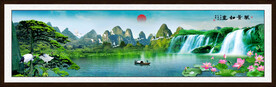 巨幅山水画