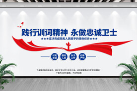 训词精神文化墙