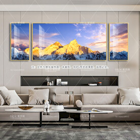 珠穆朗玛峰装饰画