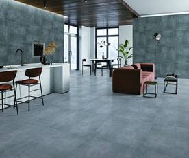 客厅仿古砖应用