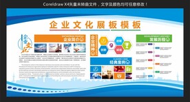 企业文化展板模板