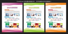 企业文化展板模板