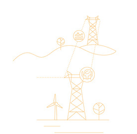 国家电网电力线描图