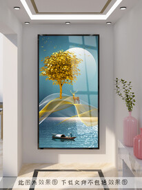 轻奢玄关装饰画