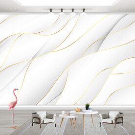 白色简约服装店背景墙