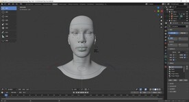 通用人脸模型骨骼绑定