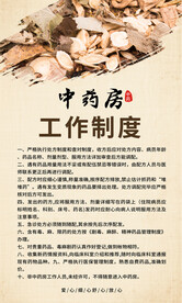 中药房管理制度海报