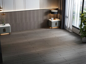 现代轻奢卧室场景空景效果图