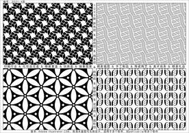 折光纹 逆向纹 线条纹 防伪纹