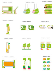 卡通幼儿园导视VI