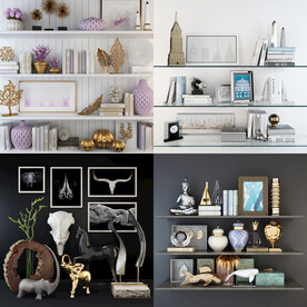 现代风装饰摆件组合集