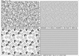 折光纹 逆向纹 线条纹 防伪纹
