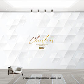 灰白立体工装背景墙纸