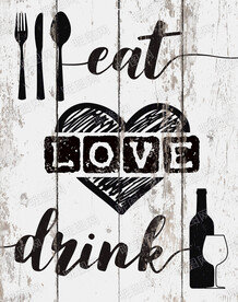 复古木板装饰画