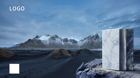 岩板户外广告画