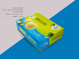 皇冠梨包装 平面图