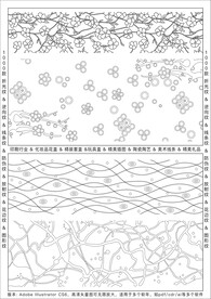 折光纹 逆向纹 线条纹 防伪纹