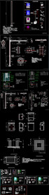 监控杆定型CAD图纸