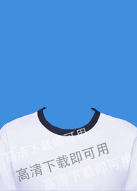 男士证件照休闲T恤图片