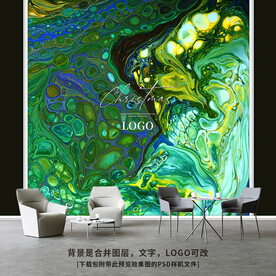 商场工装时尚装饰背景墙