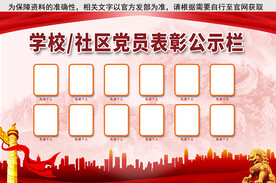 学校党员公示栏