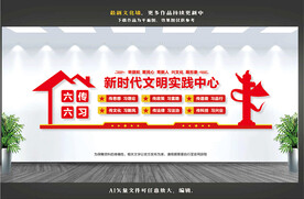 六传六习文化墙