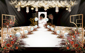 新中式中式psd格式婚礼效果图