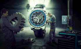 手表工厂合成海报