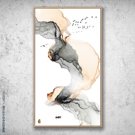 新中式抽象山水