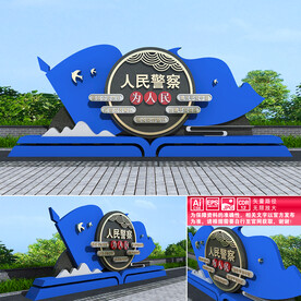 警营户外雕塑