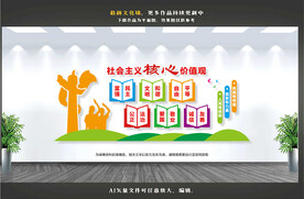 核心价值观文化墙