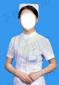 护士形象照模板