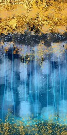 高端抽象笔触油画