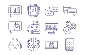 手机上的机器人图标icon