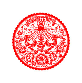 虎年窗花