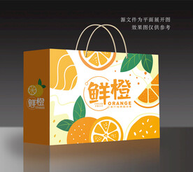 橙子礼盒包装