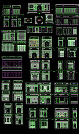 中式家具立面图纸