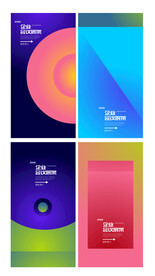 大气矢量企业X展架