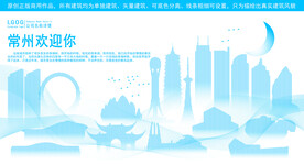 常州地标建筑剪影