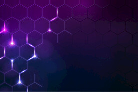 蜂巢状紫色背景