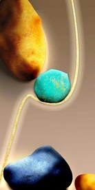 石来运转灯影装饰画