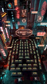 C4D酒吧港风座位图