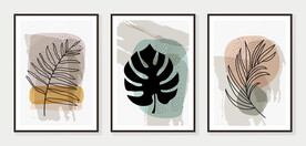 抽象叶子装饰画