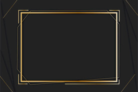 金色高档简约边框