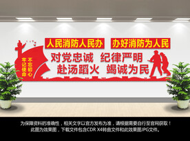 消防标语文化墙