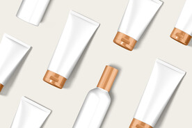 化妆品瓶样机不同风格瓶装