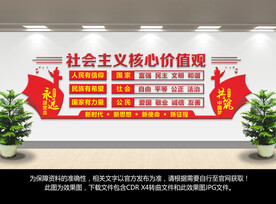 社会主义核心价值观文化墙