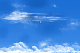 蓝天白云