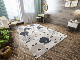 现代卧室场景空景效果图