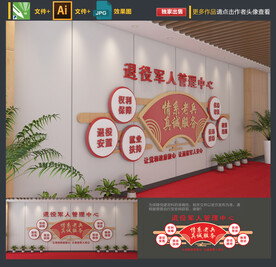 退役军人文化墙